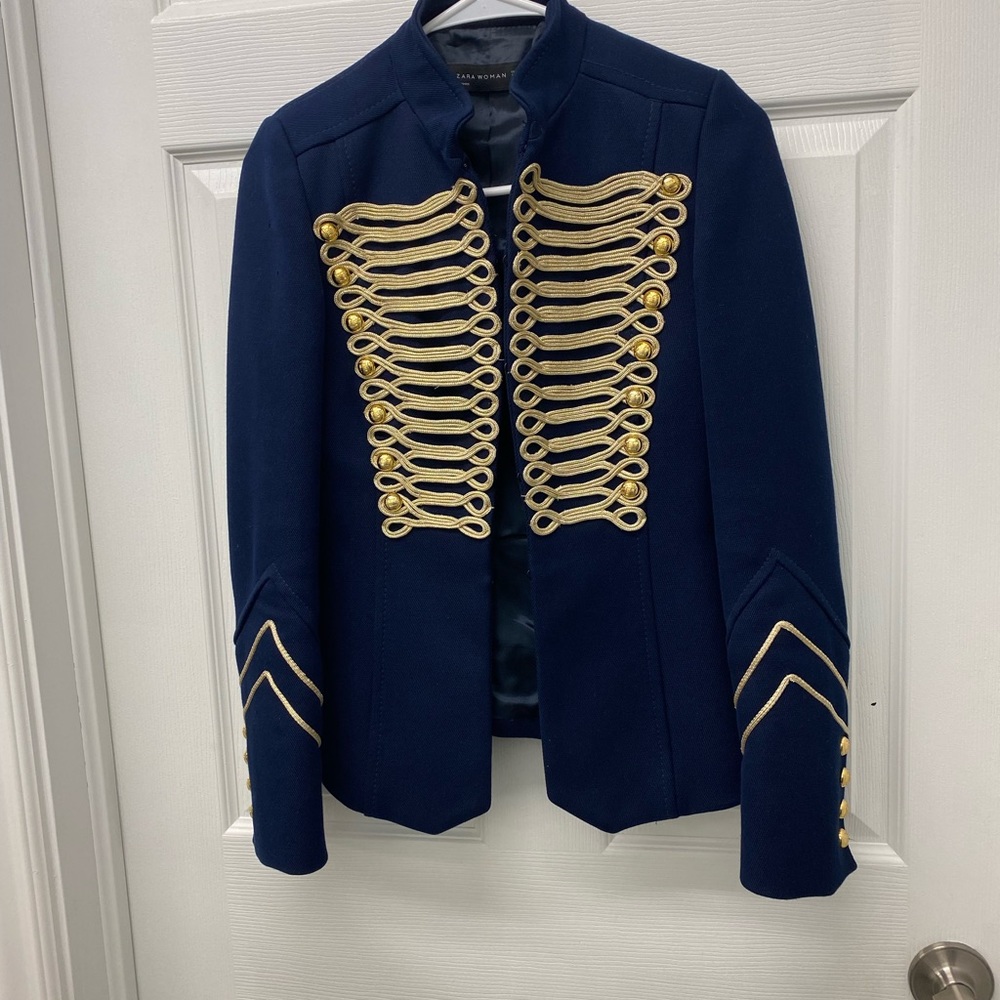Zara Military/sailor style jacket